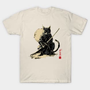 samurai cat T-Shirt